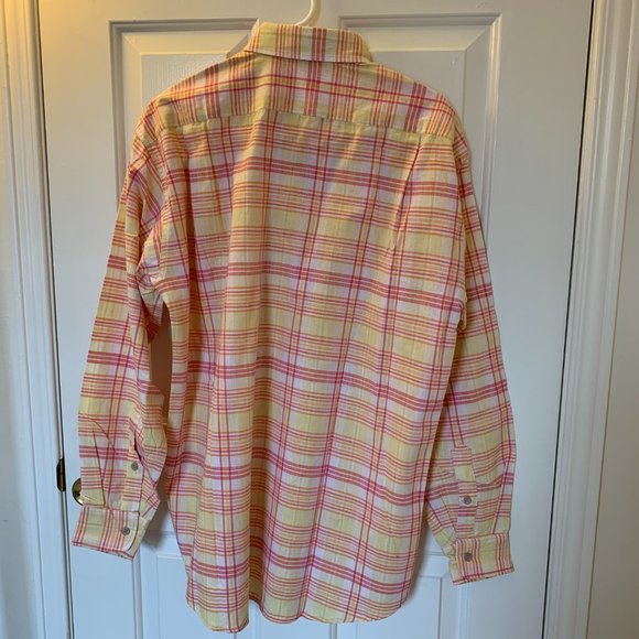 Plaid Button-Up Collared Shirt - Picture 3 of 5